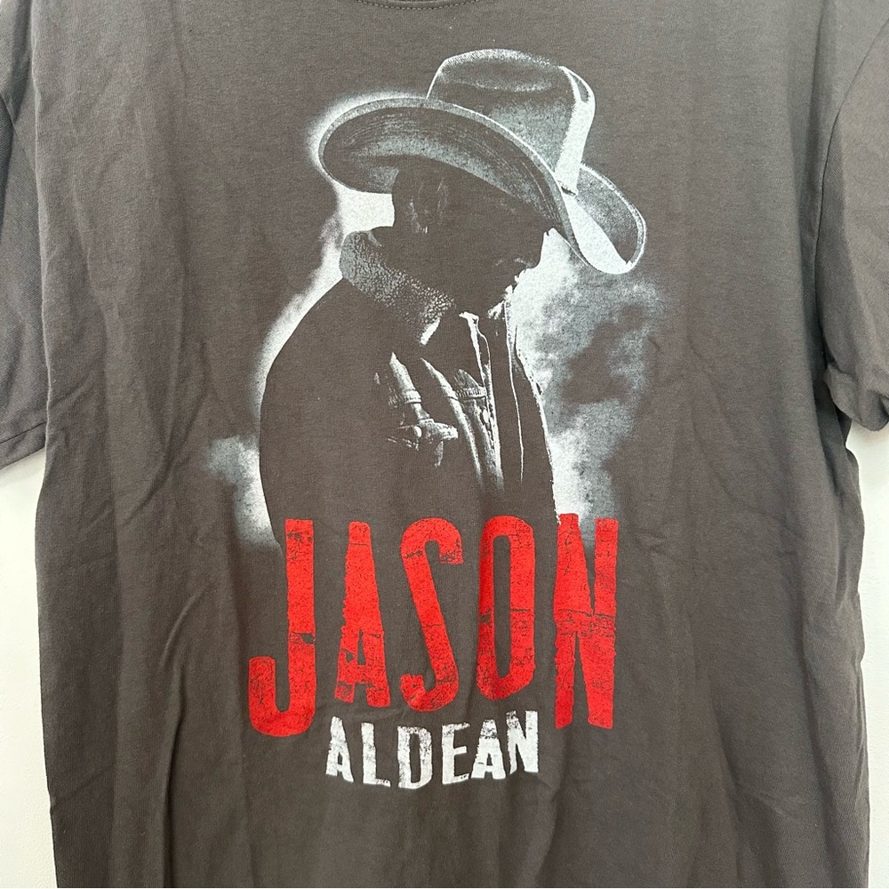 Jason Aldean High Noon Neon Tour Shirt Tee Size Medium‎ Gildan 100% Cotton - Picture 2 of 6